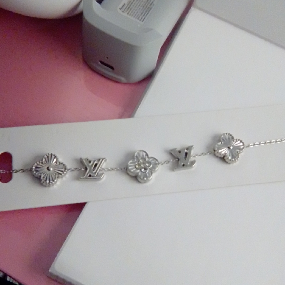 Lv Bracelet Stainless Steel With An Extende